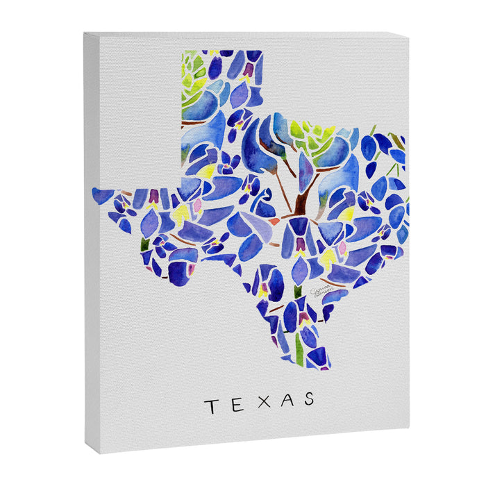Texas State Bluebonnets Canvas Print Gallery Image 1