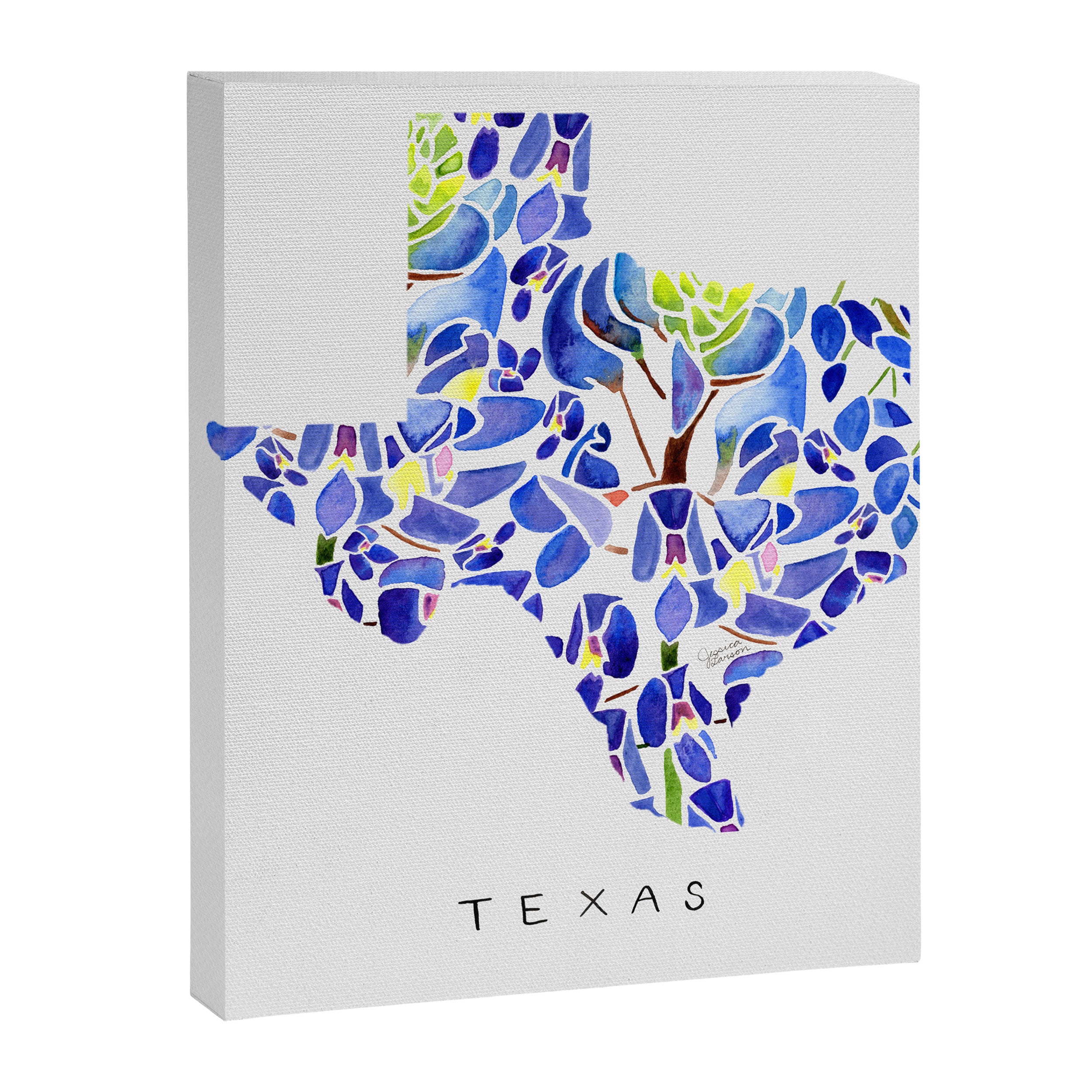Texas State Bluebonnets Canvas Print Gallery Image 8