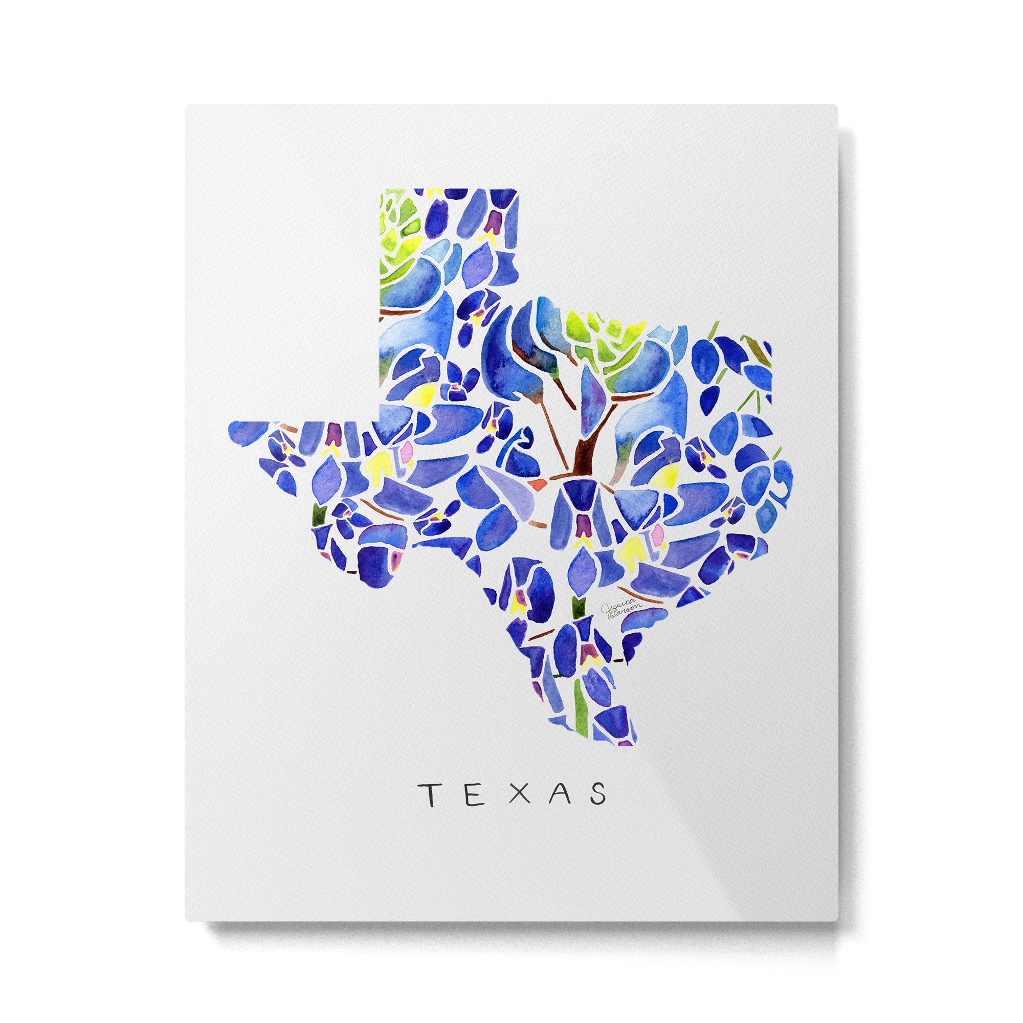 Texas State Bluebonnets Metal Print Gallery Image 6
