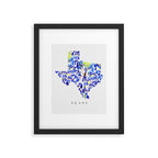 Texas State Bluebonnets Framed Art Print Gallery Image 6