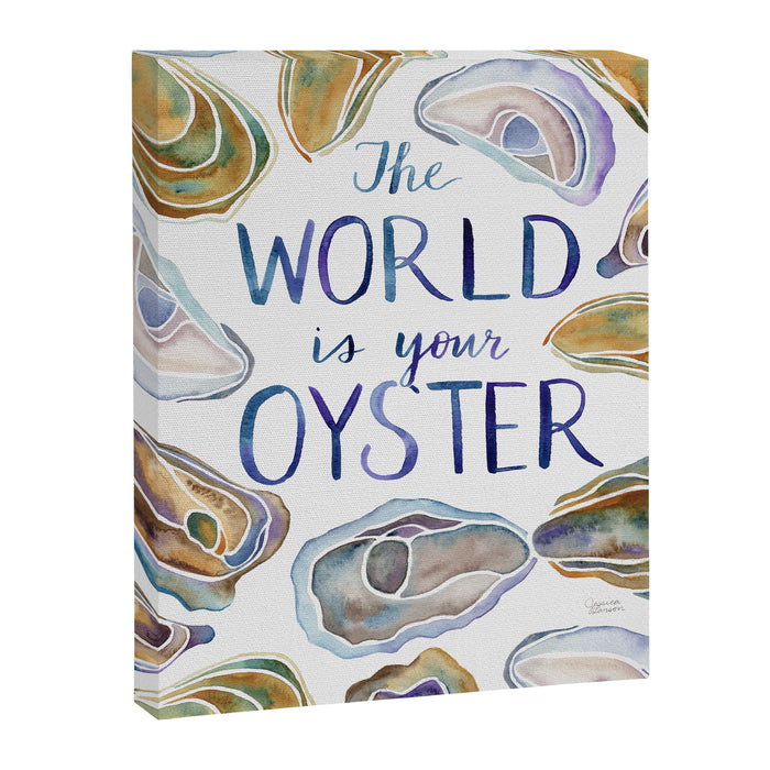 The World is Your Oyster Canvas Print Gallery Image 1