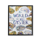 The World is Your Oyster Framed Canvas Print Gallery Image 8