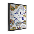 The World is Your Oyster Framed Canvas Print Gallery Image 2