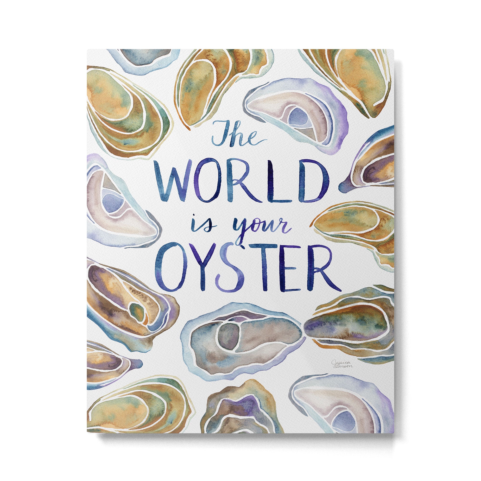 The World is Your Oyster Metal Print Gallery Image 6