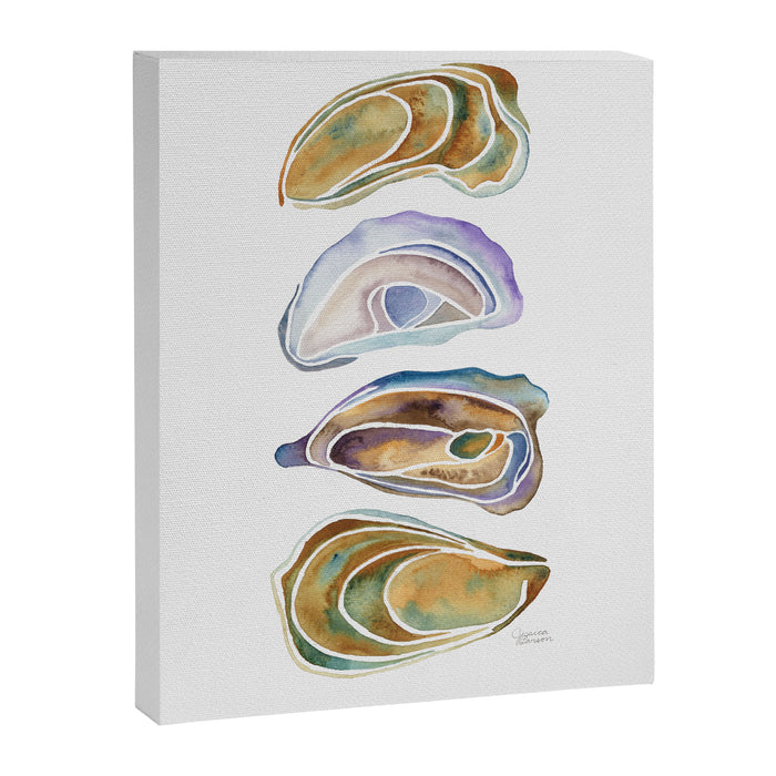 Watercolor Oysters Canvas Print Gallery Image 1