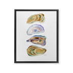 Watercolor Oysters Framed Canvas Print Gallery Image 8