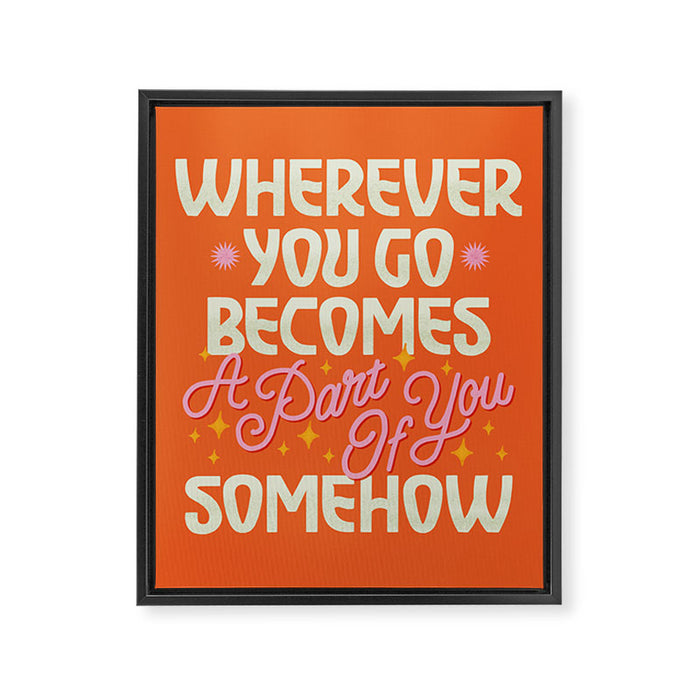 A Part of You Framed Canvas Print Gallery Image 1