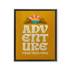 Adventure Fills Your Soul Framed Canvas Print Gallery Image 6