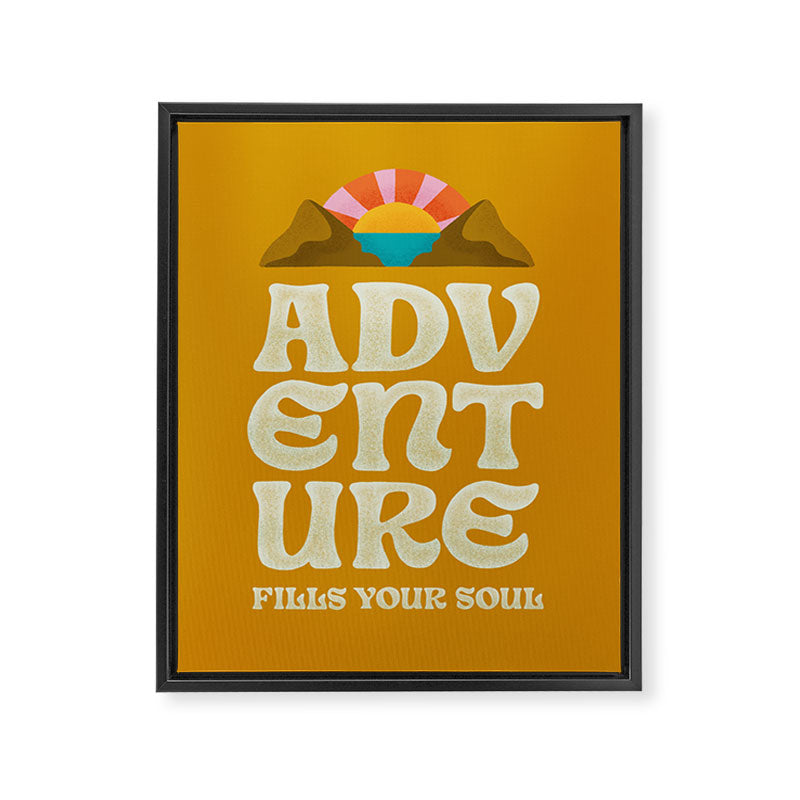 Adventure Fills Your Soul Framed Canvas Print Gallery Image 6
