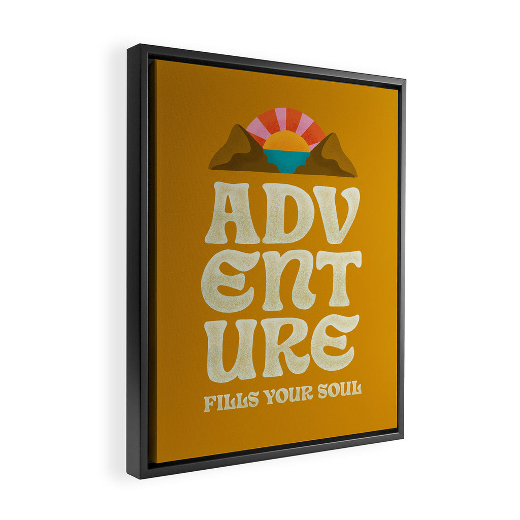 Adventure Fills Your Soul Framed Canvas Print Gallery Image 2