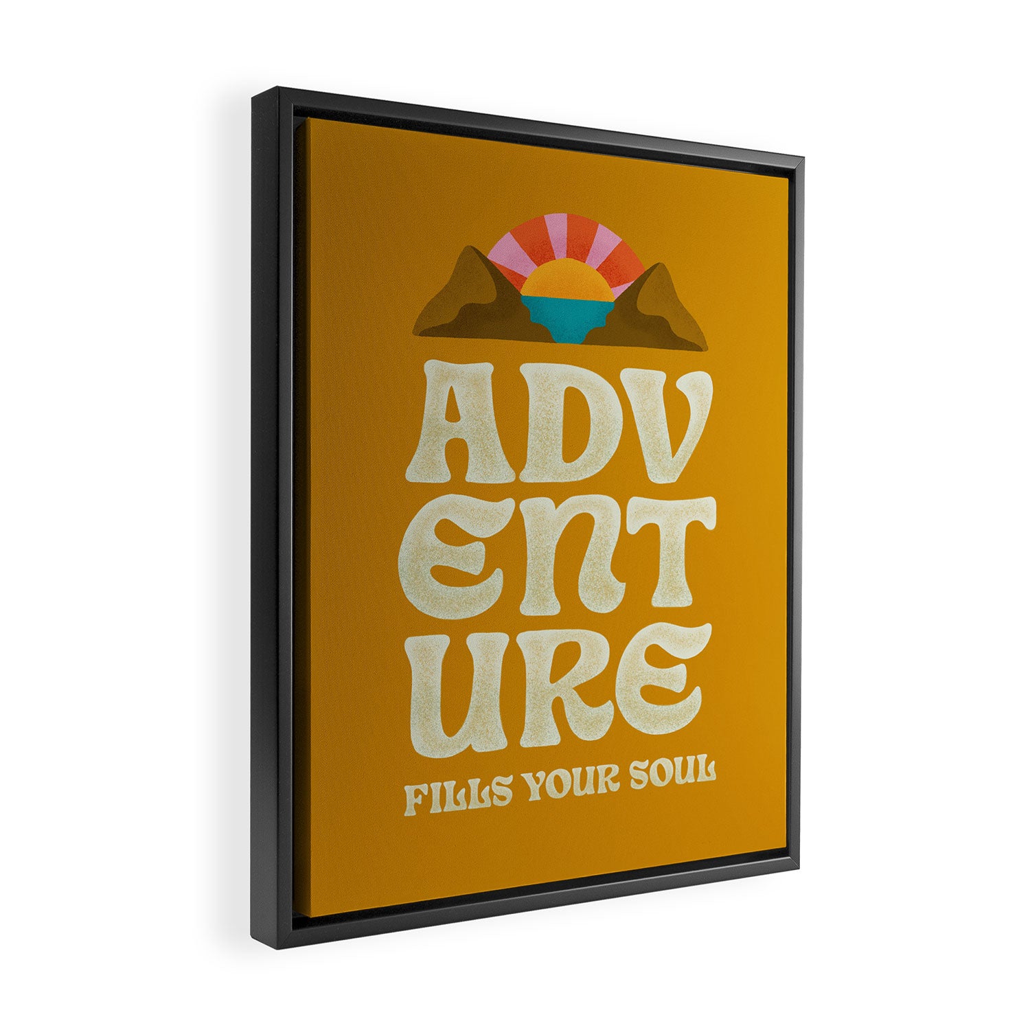 Adventure Fills Your Soul Framed Canvas Print Gallery Image 2