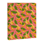 Banana Pattern on Pink Canvas Print Gallery Image 8