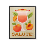 Bellini - Amalfi Coast Cocktails Framed Canvas Print Gallery Image 6