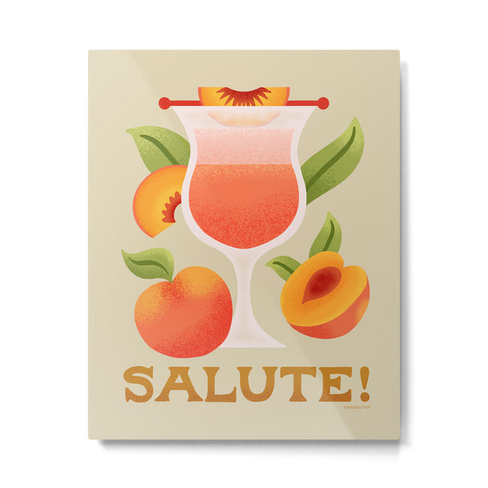 Bellini - Amalfi Coast Cocktails Metal Print Gallery Image 1