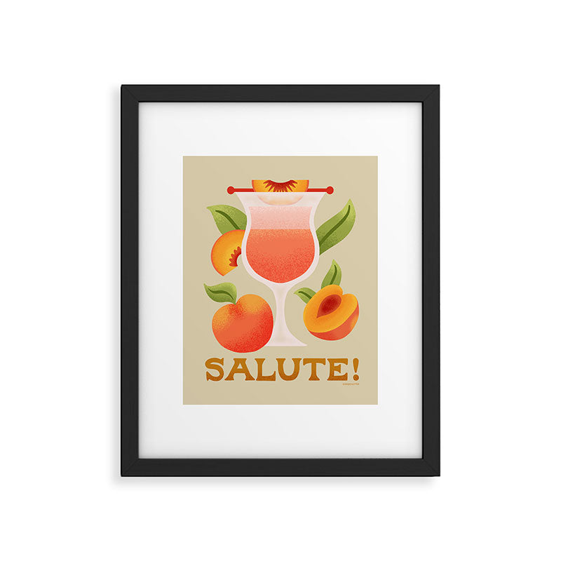 Bellini - Amalfi Coast Cocktails Framed Art Print Gallery Image 5