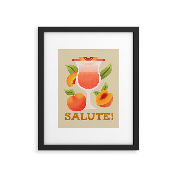 Bellini - Amalfi Coast Cocktails Framed Art Print Gallery Image 1
