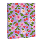 Cherry Pattern on Lavender Canvas Print Gallery Image 8