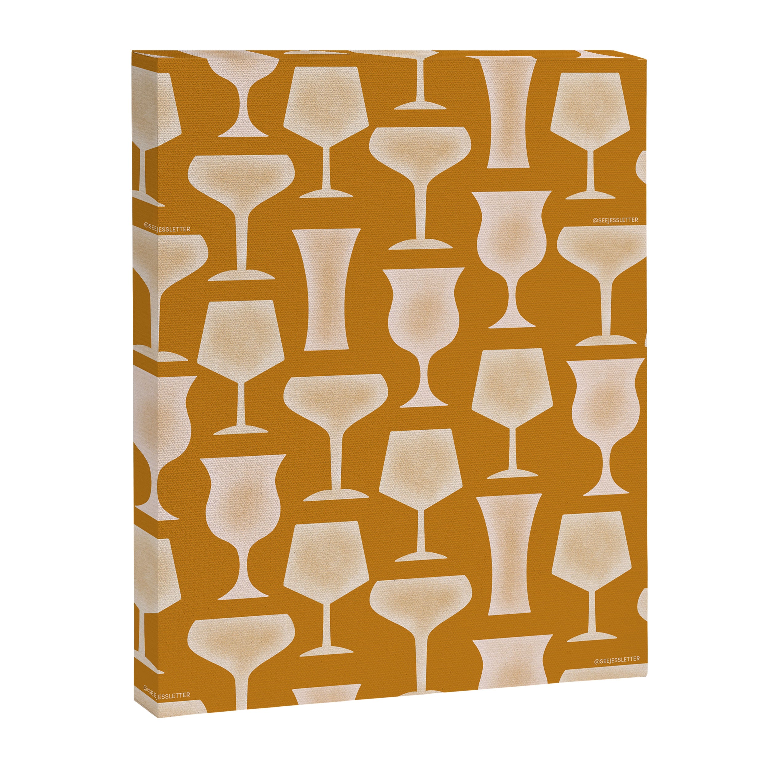 Cocktail Glasses - Amalfi Coast Cocktails Canvas Print Gallery Image 6