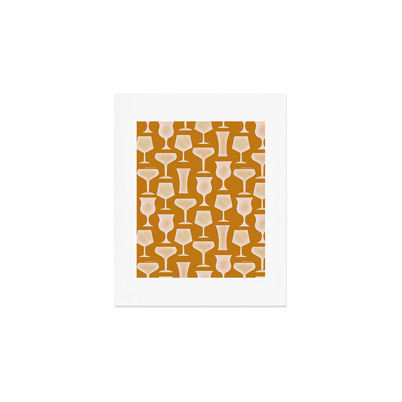 Cocktail Glasses - Amalfi Coast Cocktails Art Print Gallery Image 1