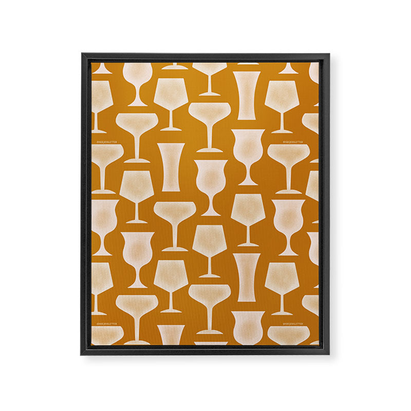 Cocktail Glasses - Amalfi Coast Cocktails Framed Canvas Print Gallery Image 6