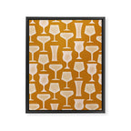 Cocktail Glasses - Amalfi Coast Cocktails Framed Canvas Print Gallery Image 6