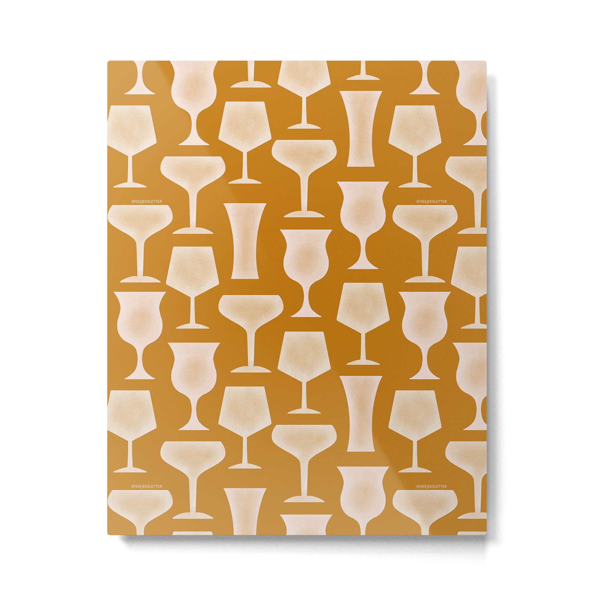 Cocktail Glasses - Amalfi Coast Cocktails Metal Print Gallery Image 4