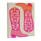 Cowgirl Boots â Hot Pink Ombre Canvas Print Gallery Image 6