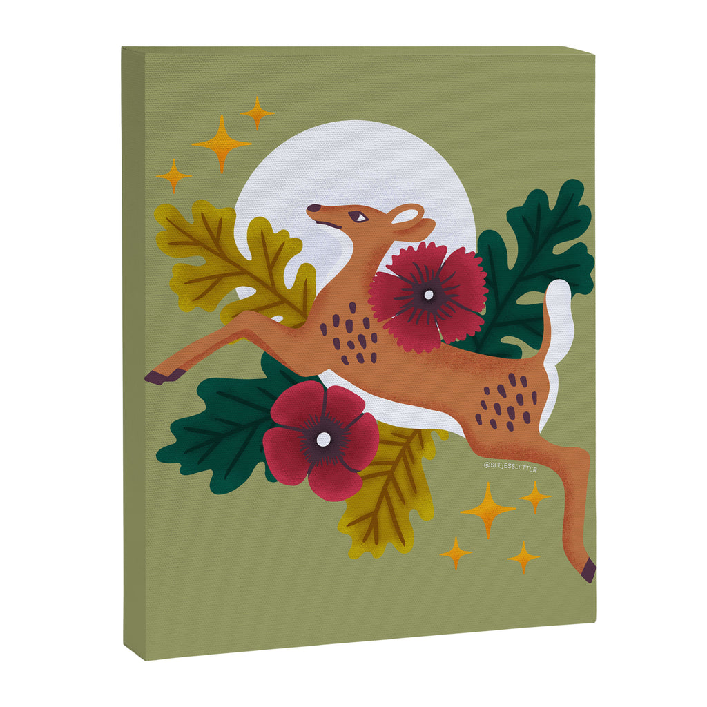 Doe - Crepuscular Critters Canvas Print Gallery Image 6