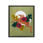 Doe - Crepuscular Critters Framed Canvas Print Gallery Image 6