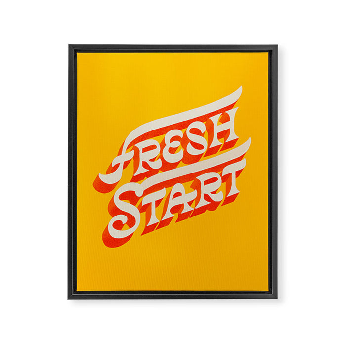 Fresh Start Framed Canvas Print Gallery Image 1