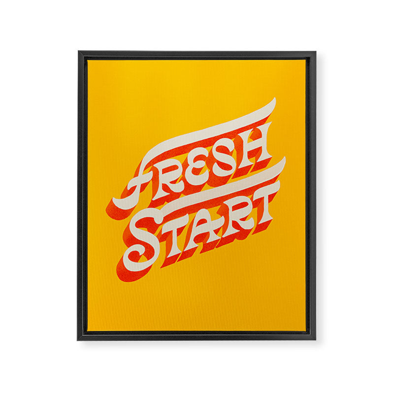 Fresh Start Framed Canvas Print Gallery Image 6