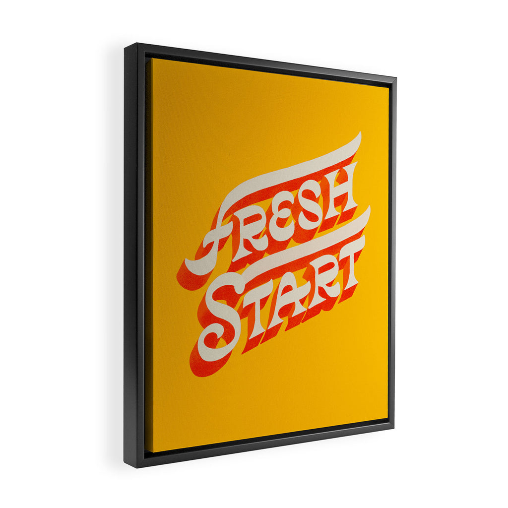 Fresh Start Framed Canvas Print Gallery Image 2