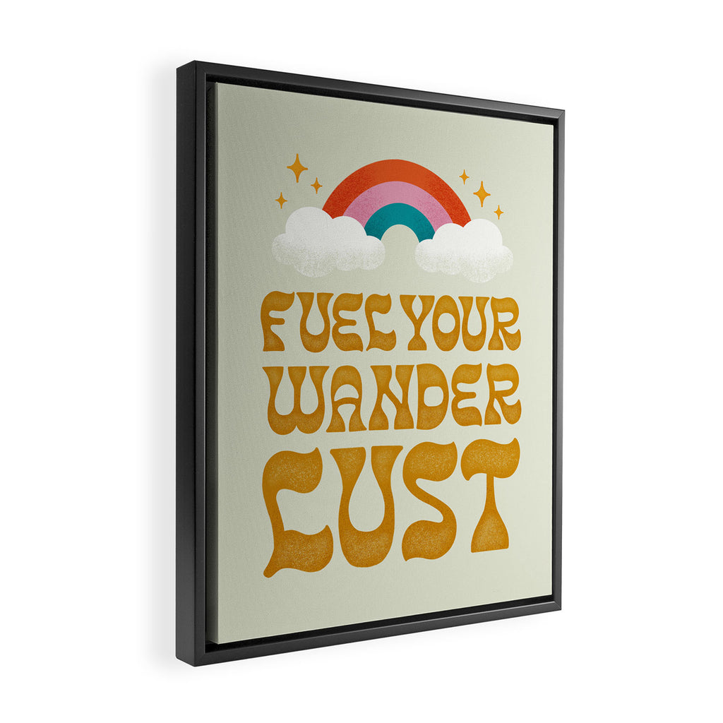 Fuel Your Wanderlust Framed Canvas Print Gallery Image 2