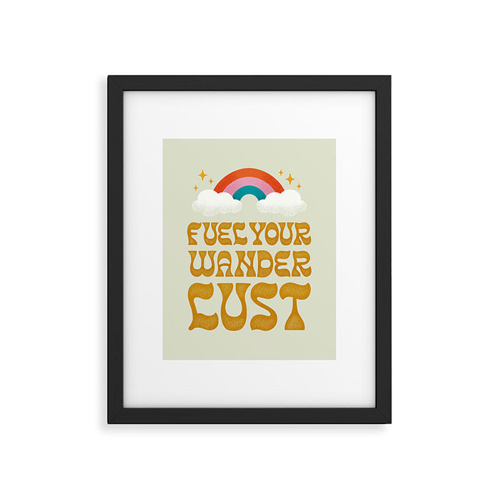 Fuel Your Wanderlust Framed Art Print Gallery Image 1