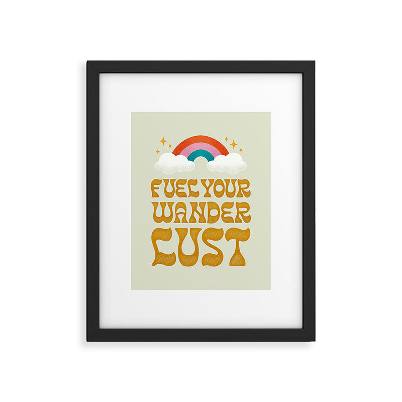 Fuel Your Wanderlust Framed Art Print Gallery Image 5
