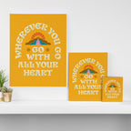 Go With All Your Heart Canvas Print Gallery Image 3