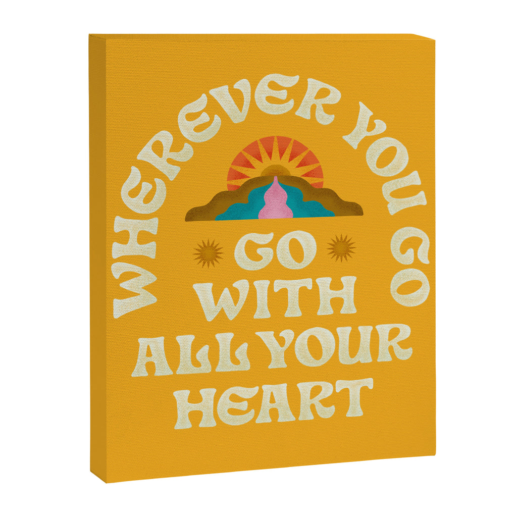 Go With All Your Heart Canvas Print Gallery Image 6