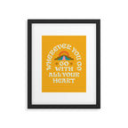 Go With All Your Heart Framed Art Print Gallery Image 5
