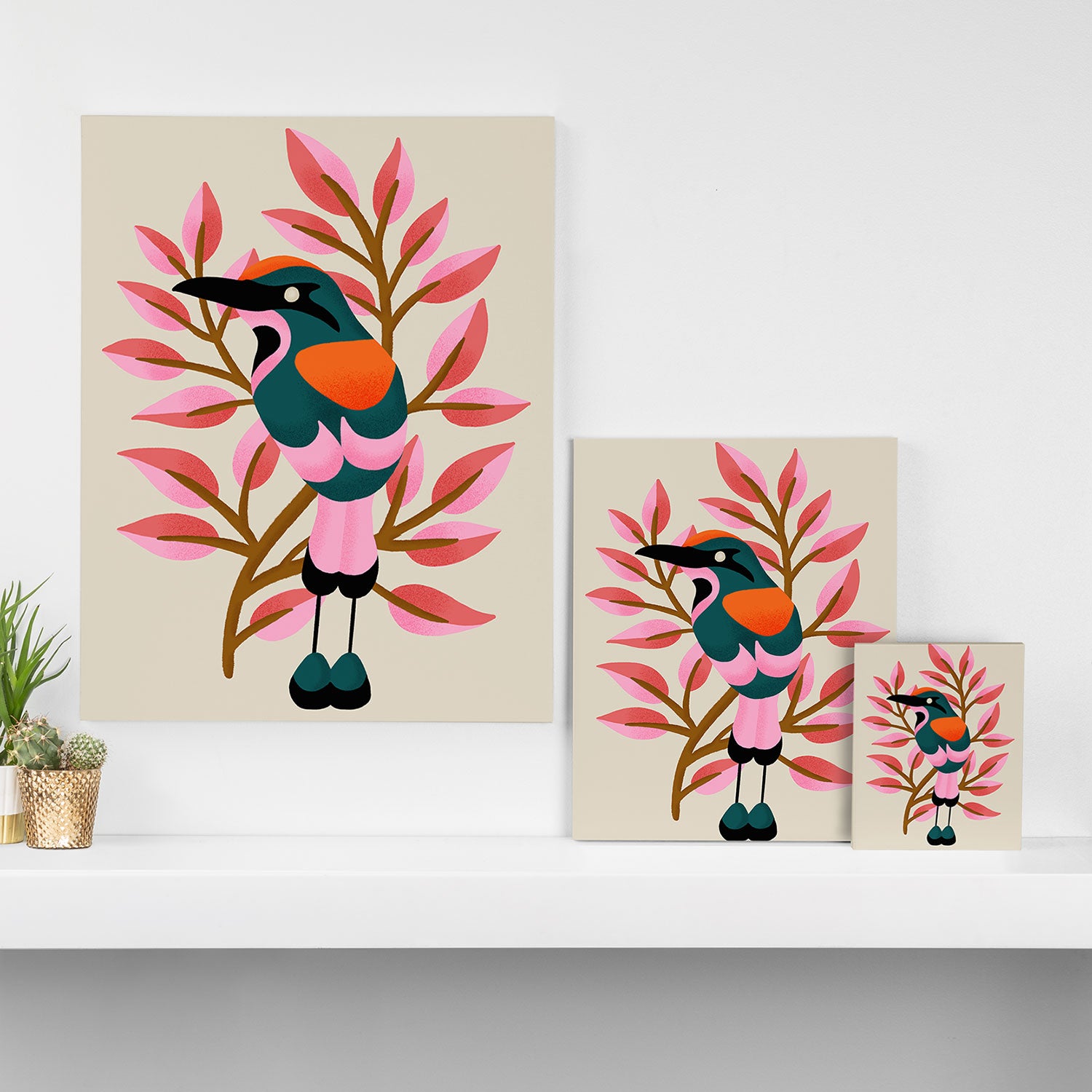 Guardabarranco Bird Canvas Print Gallery Image 3