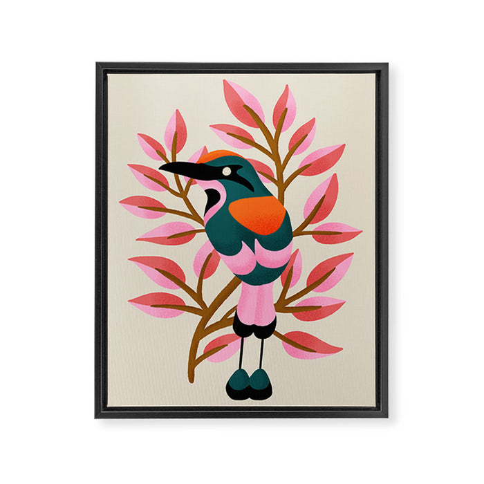 Guardabarranco Bird Framed Canvas Print Gallery Image 1