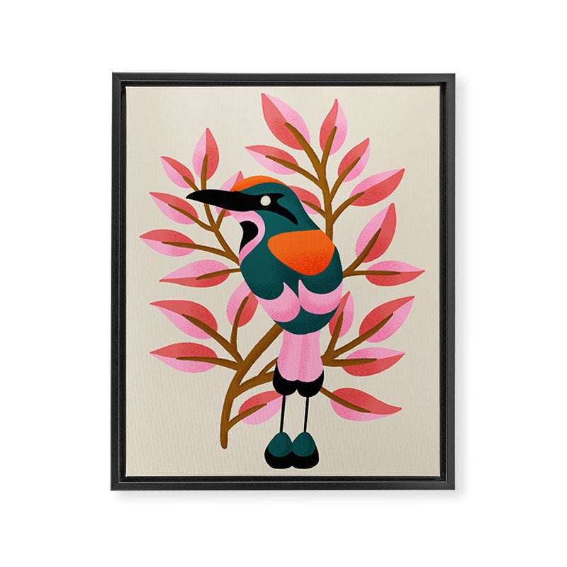 Guardabarranco Bird Framed Canvas Print Gallery Image 6