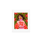 Holly Jolly Holiday Sweater Art Print Gallery Image 1