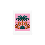 Jaguars and Palm Art Print Gallery Image 1