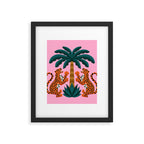 Jaguars and Palm Framed Art Print Gallery Image 6