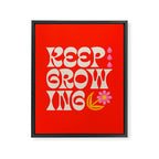 Keep Growing Framed Canvas Print Gallery Image 8