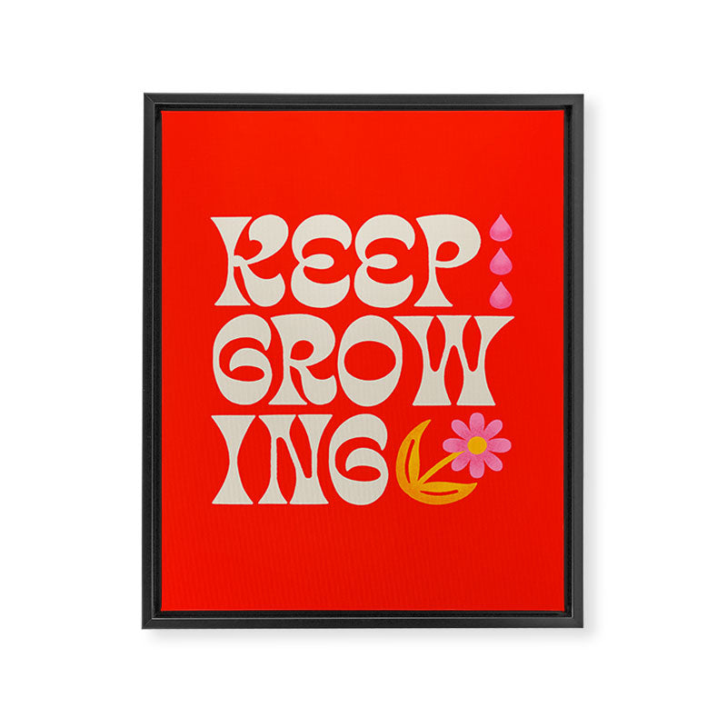 Keep Growing Framed Canvas Print Gallery Image 8