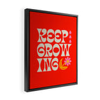 Keep Growing Framed Canvas Print Gallery Image 2