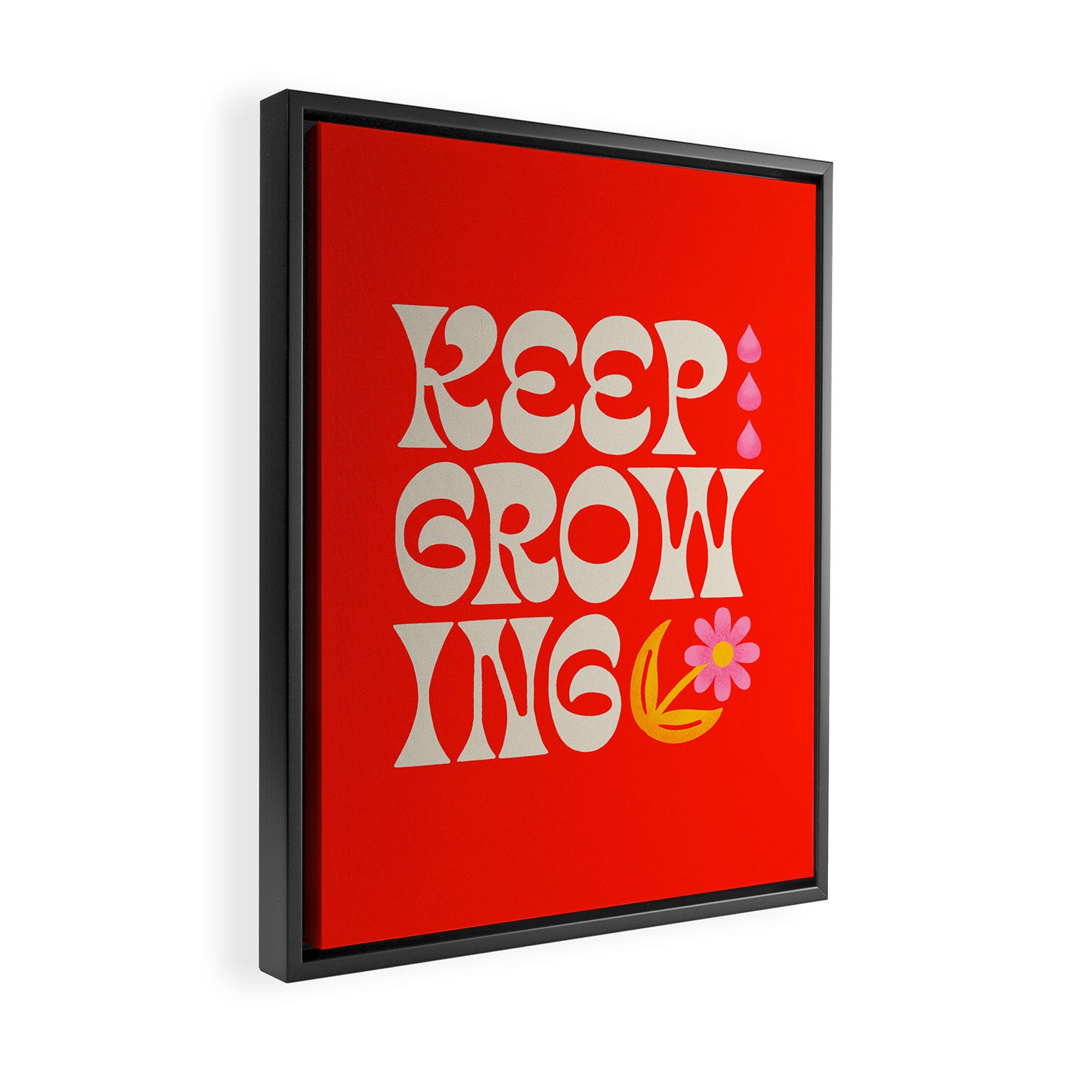 Keep Growing Framed Canvas Print Gallery Image 2