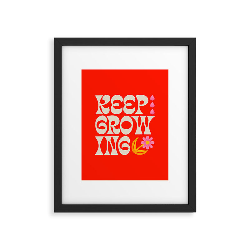 Keep Growing Framed Art Print Gallery Image 6