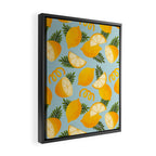 Lemon Pattern - Amalfi Coast Cocktails Framed Canvas Print Gallery Image 2